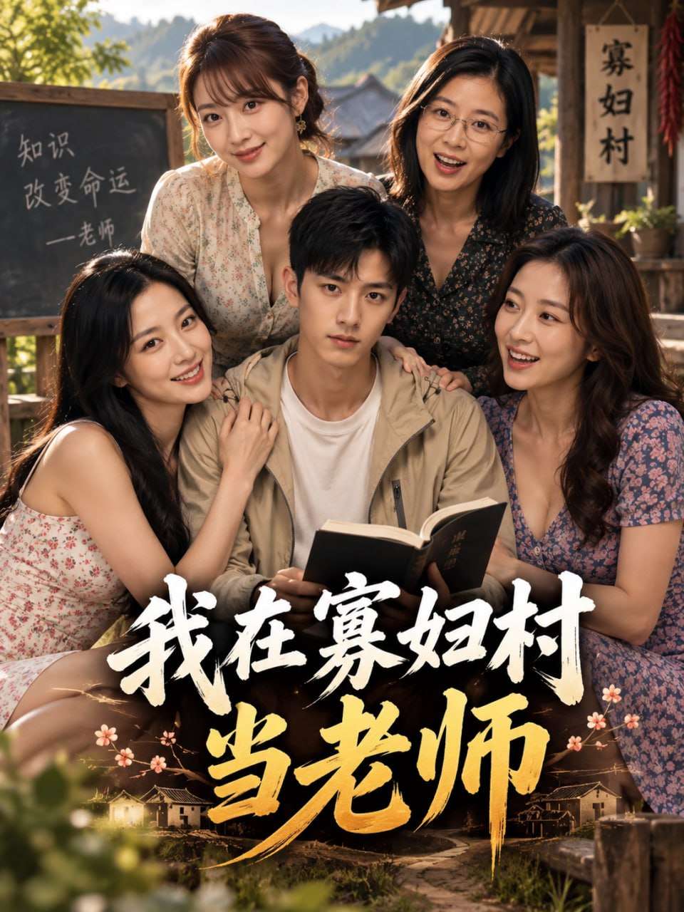 我在寡妇村当老师 海报