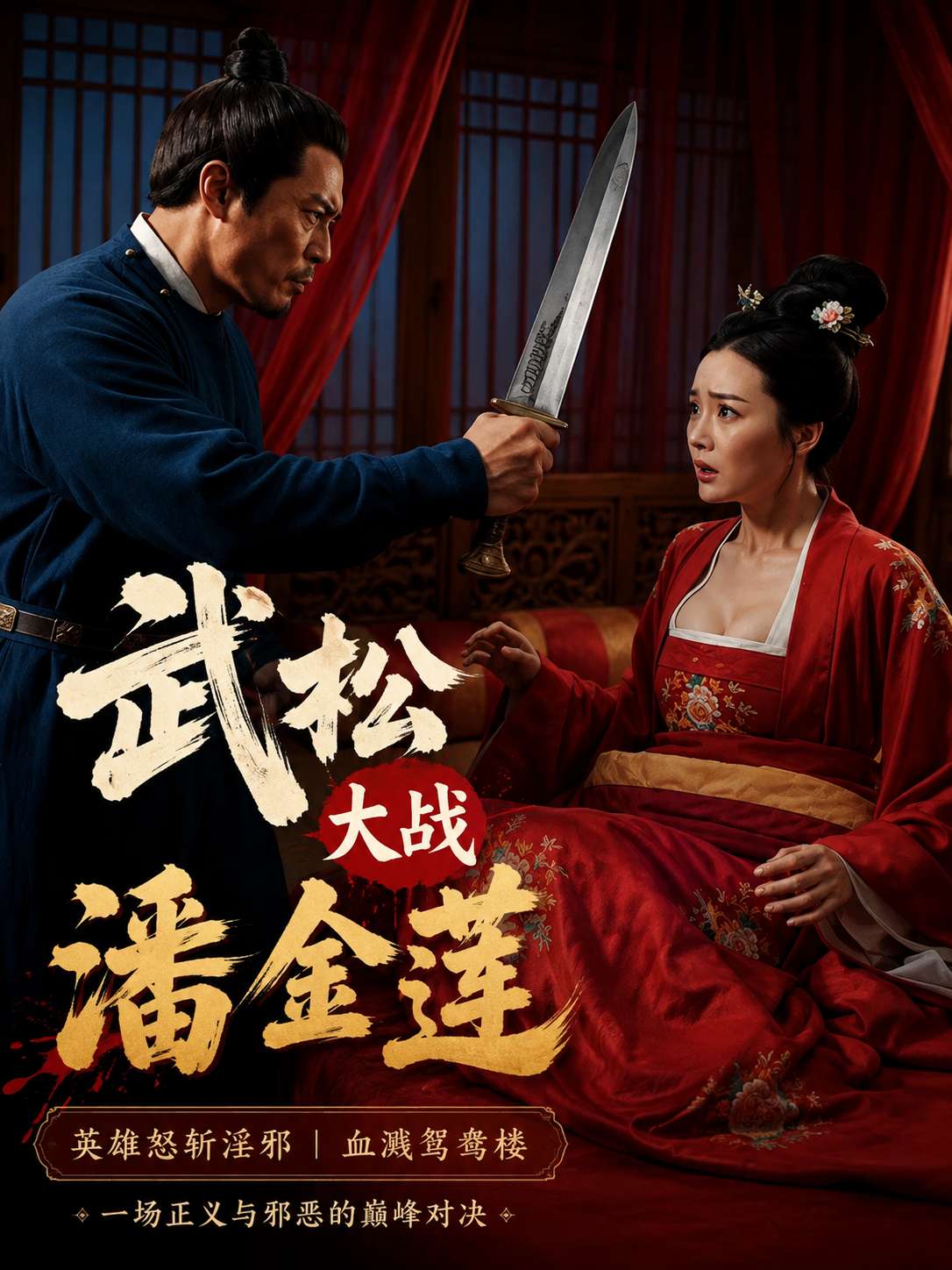 武松大战潘金莲 海报