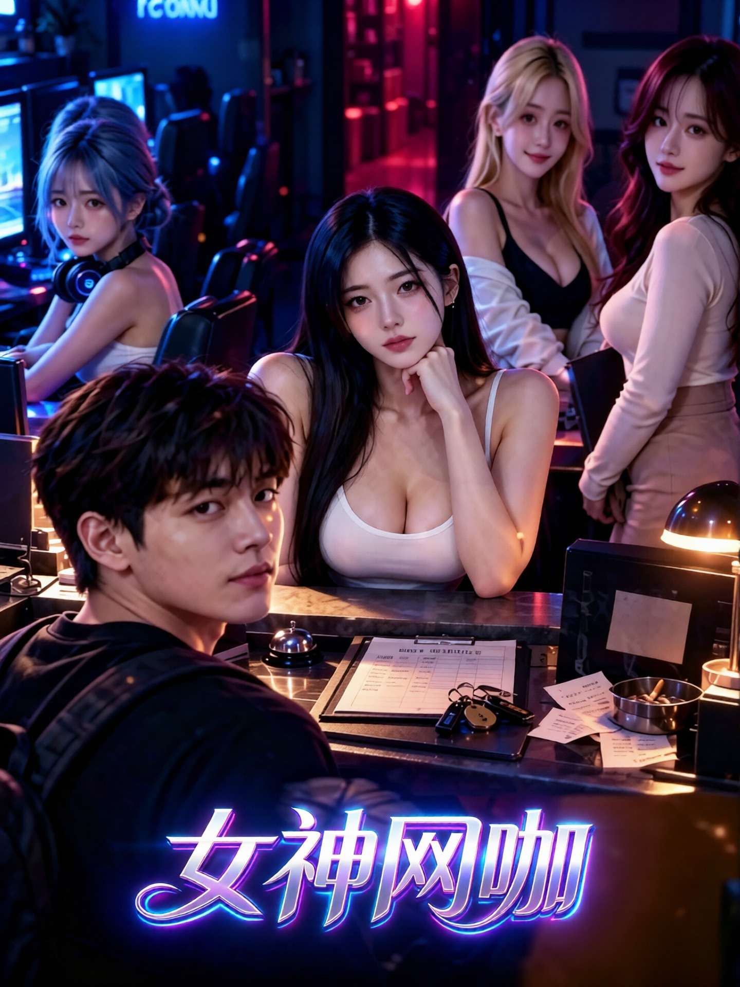 女神网咖 海报
