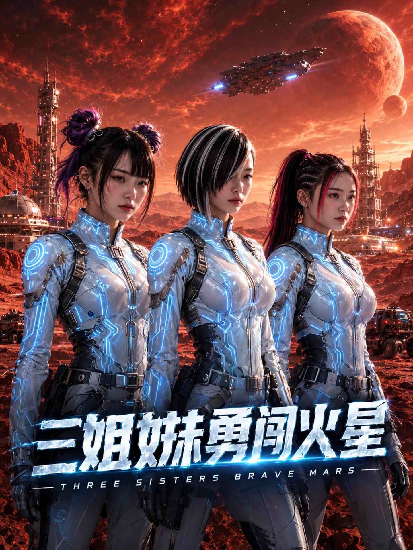 三姐妹勇闯火星 海报