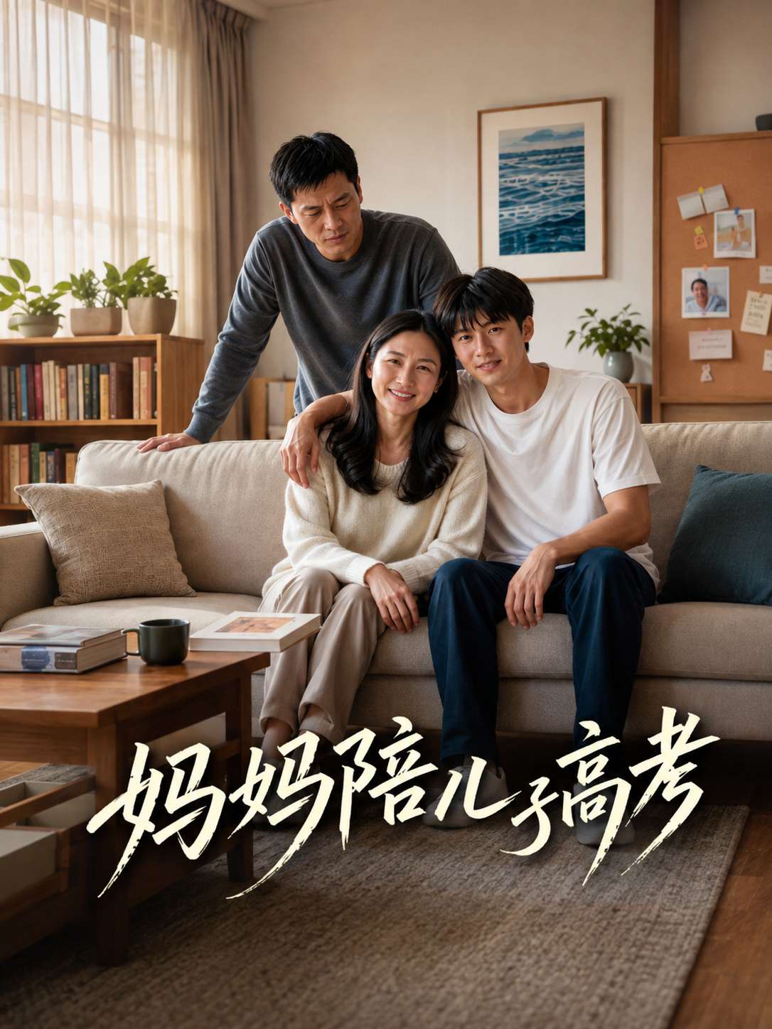 妈妈陪儿子高考 海报