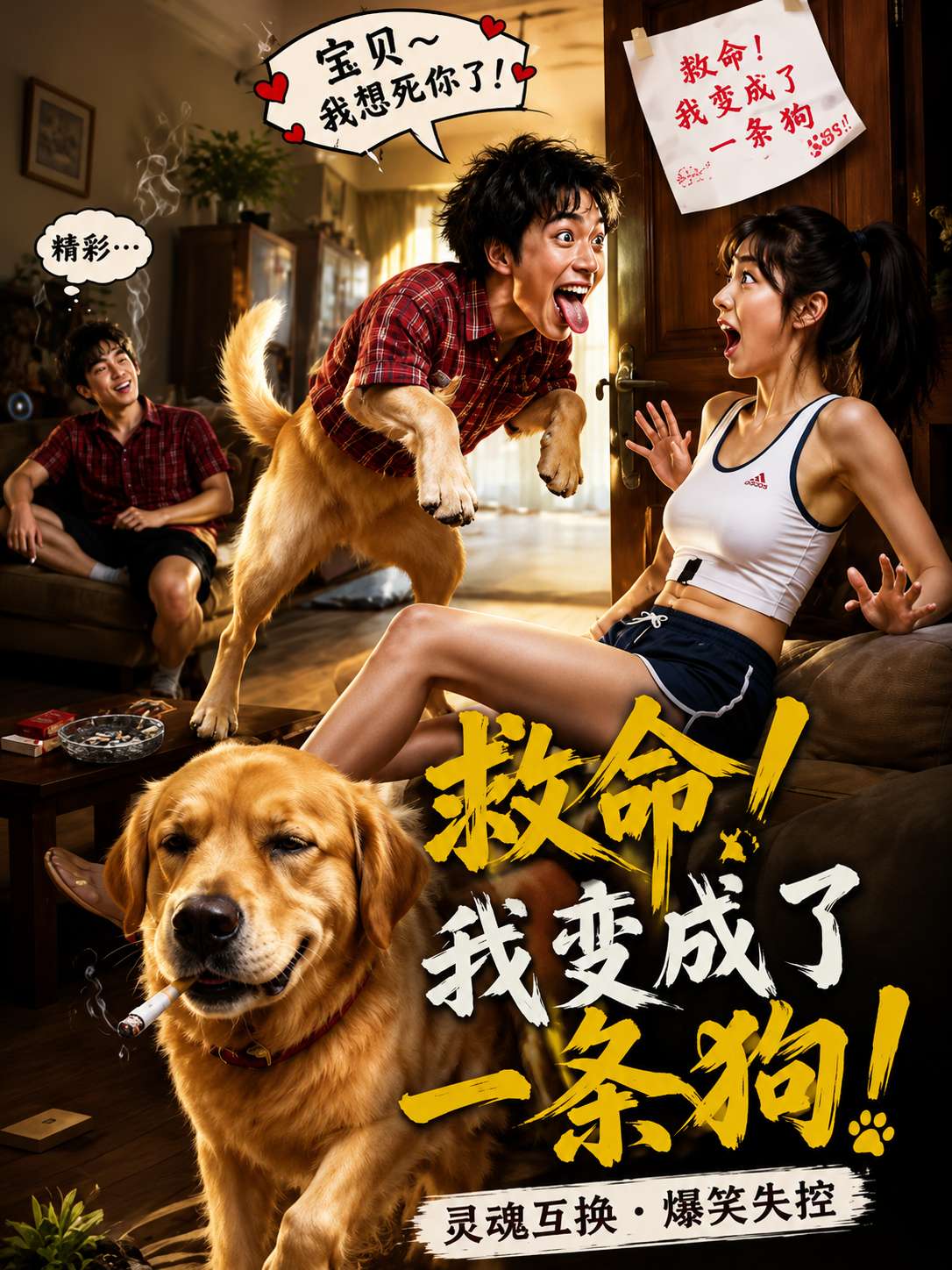 救命我变成了一条狗 海报