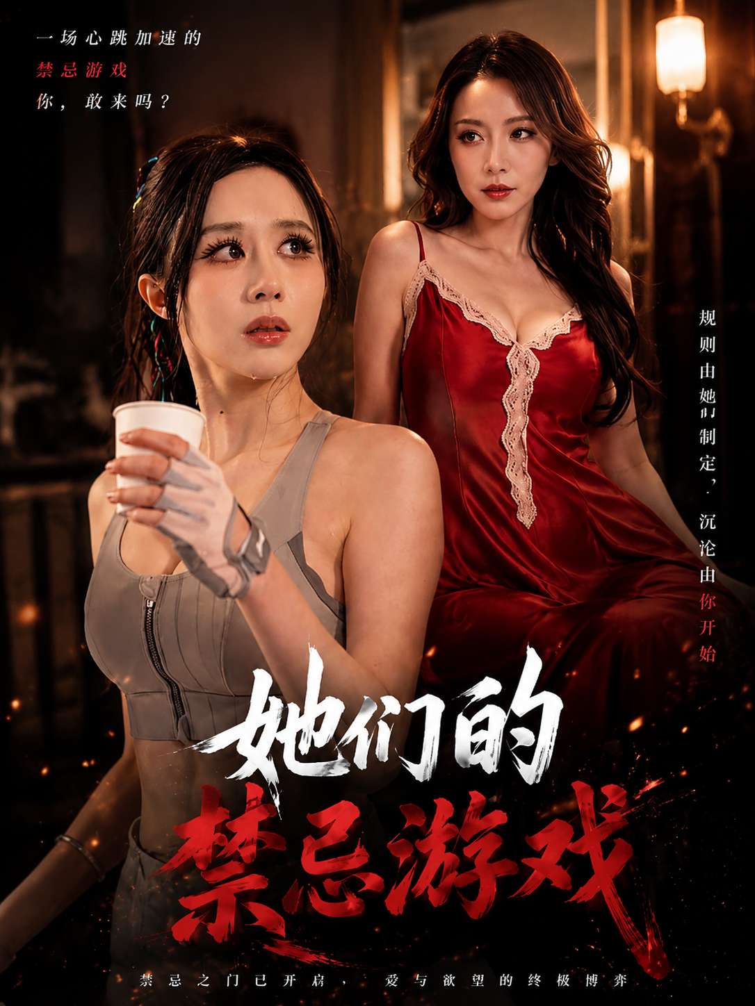 她们的禁忌游戏 海报