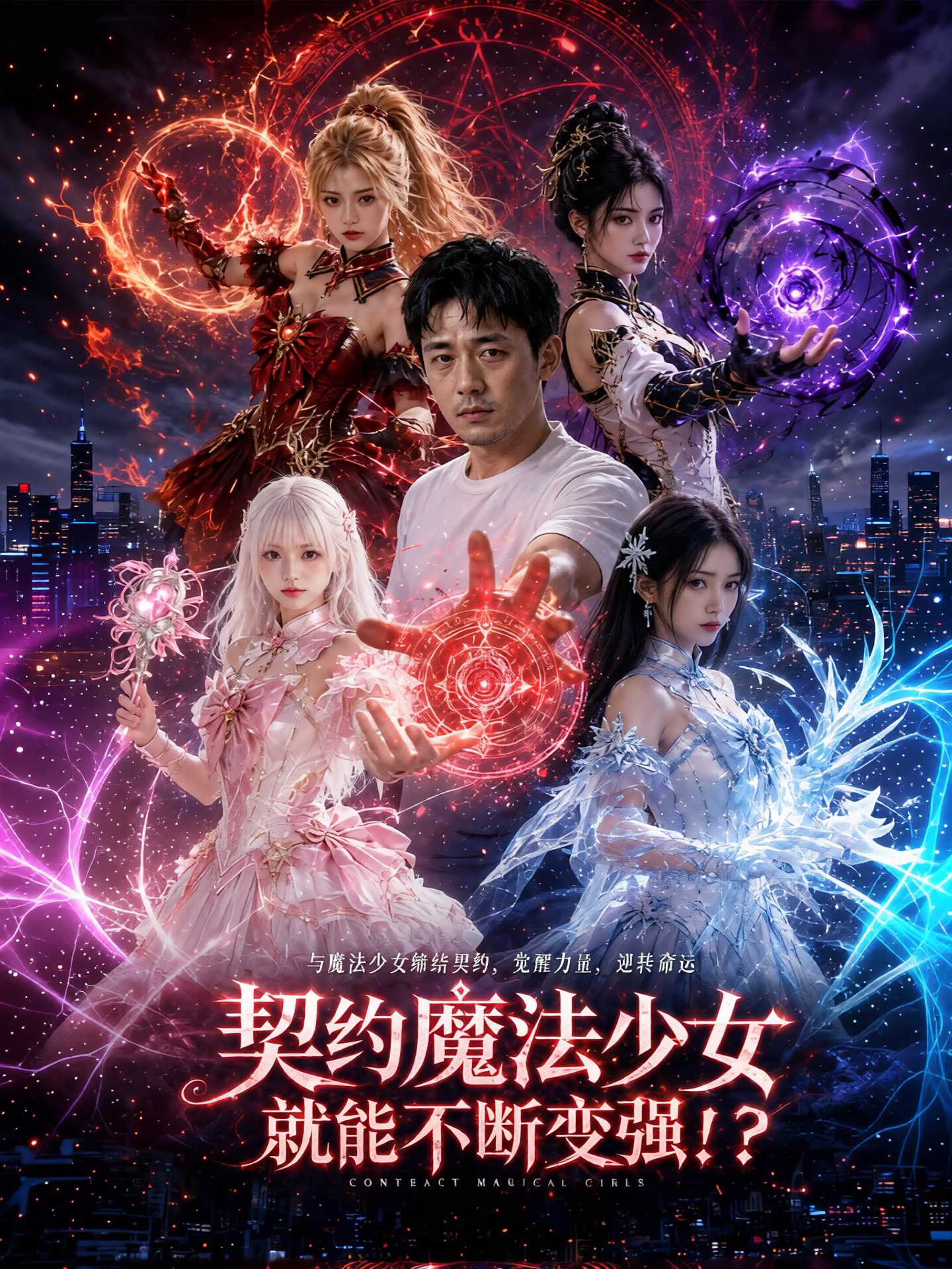 契约魔法少女就能不断变强 海报