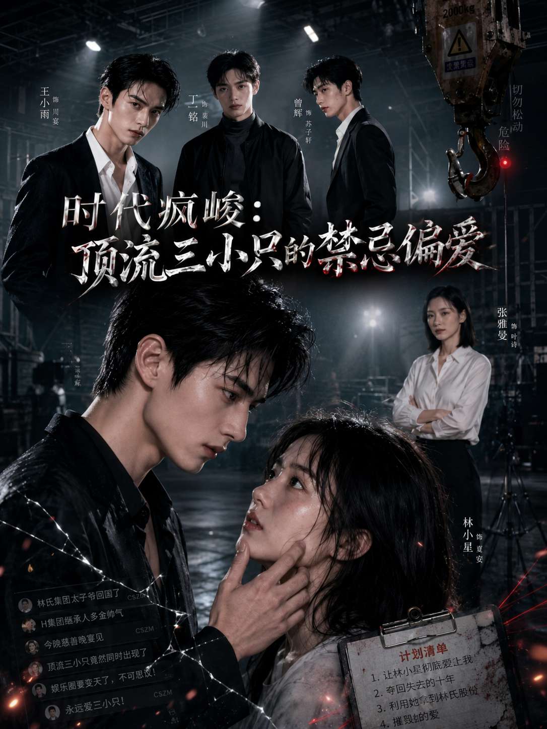时代疯峻：顶流三小只的禁忌偏爱 海报