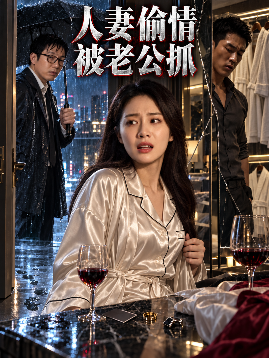 人妻偷情被老公抓奸 海报